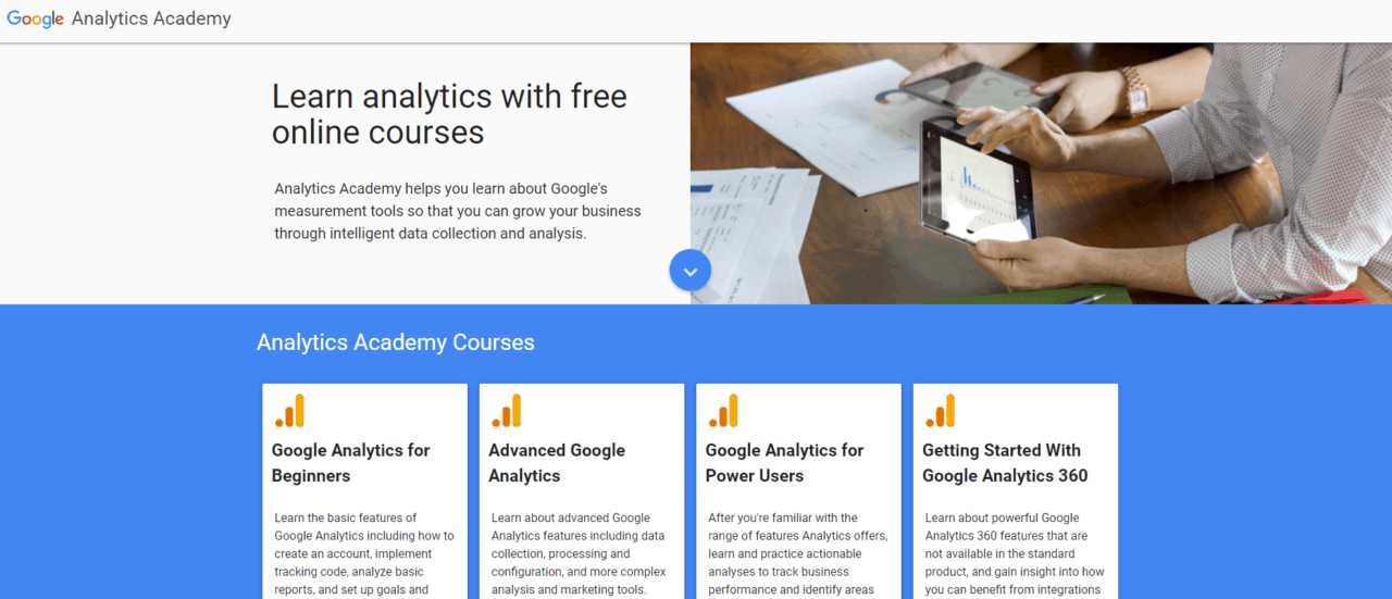 google analytics academy