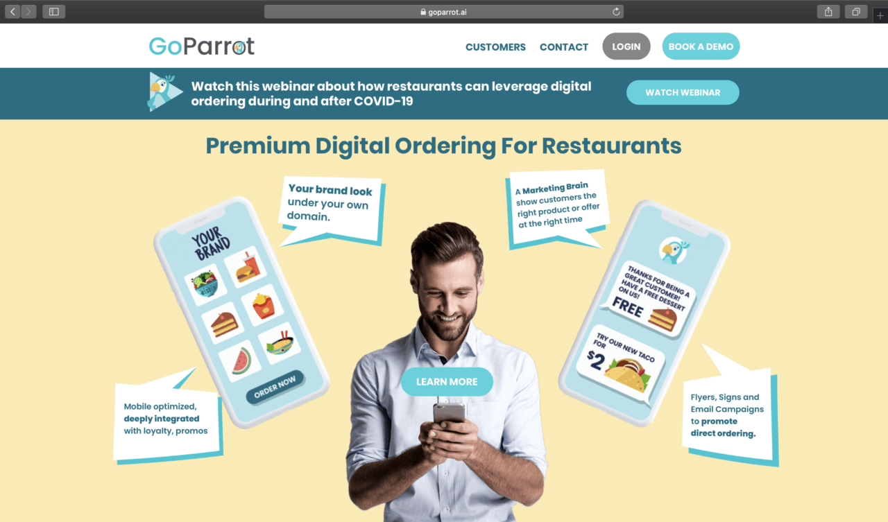 goparrot online ordering